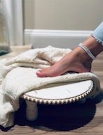 Sterling Silver Beaded Anklet